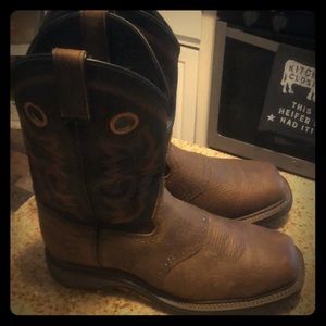 Double H 12 inch non metallic work boot